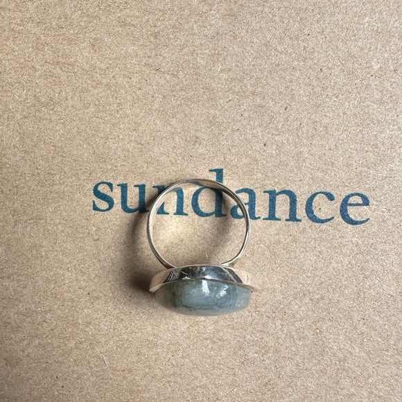 Sundance sterling silver labradorite stone ring size 6 unique artisan jewelry - Picture 5 of 7